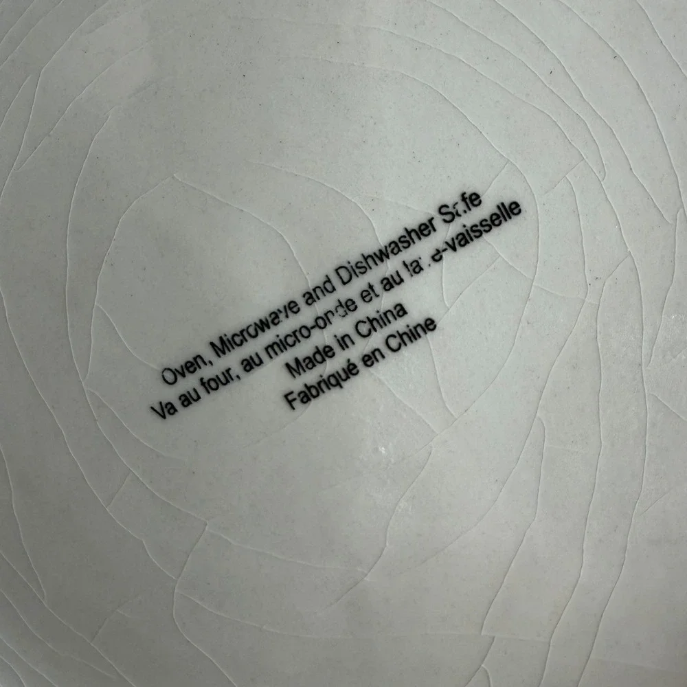 Chocolate Mousse Pie Recipe Ceramic Dish Scalloped Brown Rim Vintage